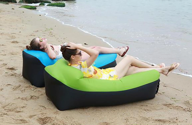 Inflatable Waterproof Portable Air Folding Beach Bed Lazy Sleeping Sofa