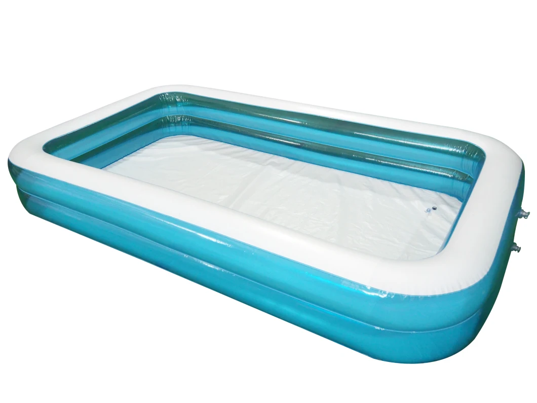 Eco-Friendly Outdoor Family Garden 2-Ring Inflatable Children Ocean Pool Baby Bath Swim Tubs Plus Size Large PVC Kids Swimming Pool