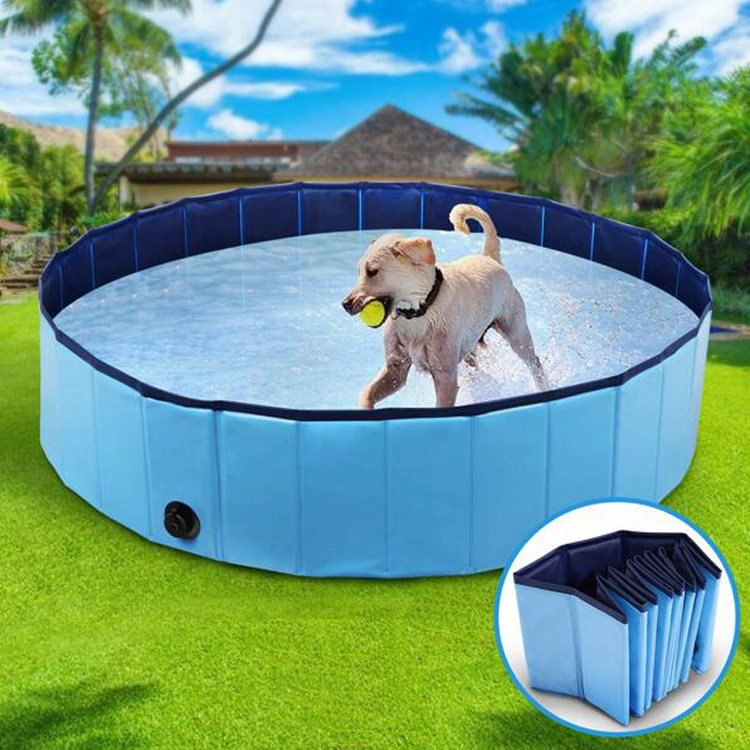 Wholesale Collapsible Dog Swimming Folding Pool Portable Pet Swim Pool Dog Bathing Tub