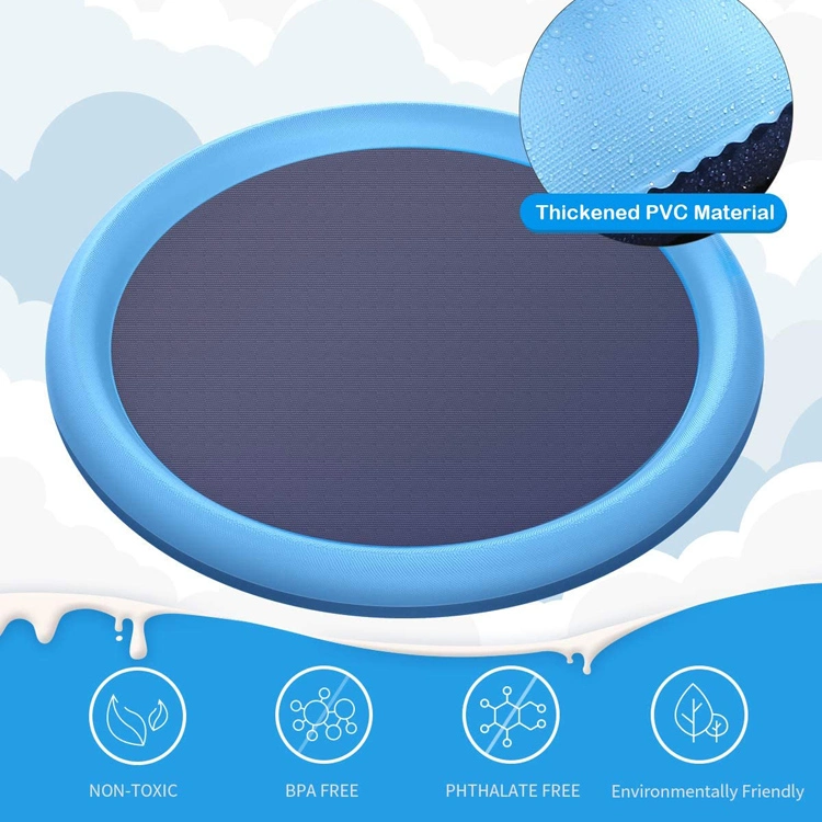 150cm Kids Toddler Summer Outdoor Water Play Fun Amusement Splash Pad Sprinkler Mat Water Play Pad