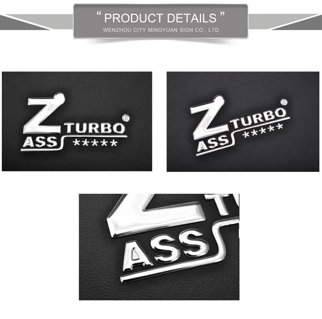 Silver Printing PVC/Pet Materials Customers Customize Sizes and Shape of 3D Soft Customer Label High-End Products