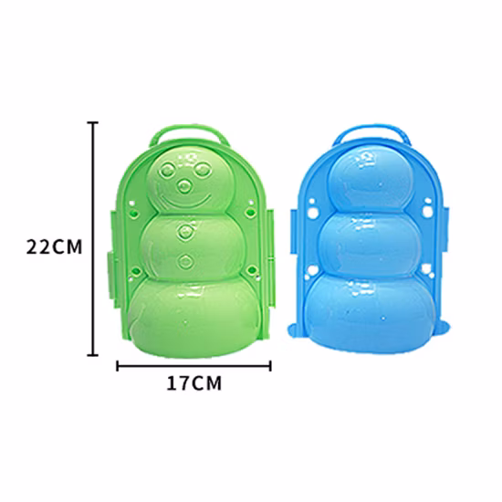 눈 모델 눈덩이는 고정 된 눈 도구를 만듭니다. 어린이를위한 장난감 야외 겨울 안전 만화 오리 모양 재미있는 운동